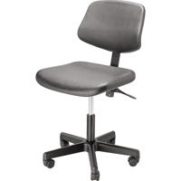 Ergonomic Seating, Polyurethane, Black, 250 lbs. Capacity Superchem Industries