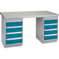 &eacute;tabli pr&eacute;conçu, 60" la x 36" p x 34" h, Capacit&eacute; 2500 lb Superchem Industries