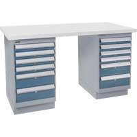 Pre-Designed Workbench, 72" W x 30" D x 34" H, 2500 lbs. Capacity Superchem Industries