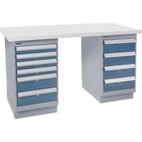 Pre-Designed Workbench, 72" W x 30" D x 34" H, 2500 lbs. Capacity Superchem Industries