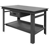 Extra Heavy-Duty Workbench, 60" W x 36" D x 34" H, 14000 lbs. Capacity Superchem Industries