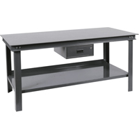 Heavy-Duty Workbench, 72" W x 36" D x 34" H, 14000 lbs. Capacity Superchem Industries