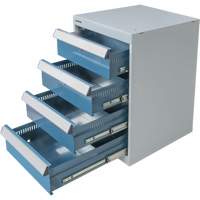 &eacute;tabli &agrave; quatre tiroirs sur pi&eacute;destal, 18" la x 21" p x 28" h Superchem Industries