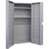 Deep Door Combination Cabinet, 38" W x 24" D x 72" H, Grey Superchem Industries