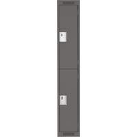 Casiers Clean Line, 2 niveaux, 12" x 18" x 72", Acier, Charbon, Rivet (assembl&eacute;) Superchem Industries