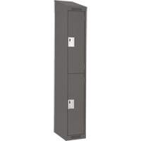 Casiers Clean Line, 2 niveaux, 12" x 18" x 78", Acier, Charbon, Rivet (assembl&eacute;) Superchem Industries