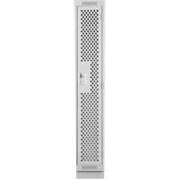 Clean Line Lockers, 12" x 18" x 76", Steel, Grey, Rivet (Assembled), Perforated Superchem Industries