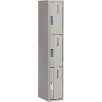 Casiers robustes Concorde, 3 niveaux, 12" x 18" x 72", Acier, Gris, Soud&eacute; (assembl&eacute;) Superchem Industries