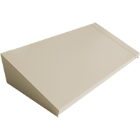 All-Welded Concorde - Heavy-Duty Lockers Sloping Top, 3 Bank, 18" D x 36" W x 6" H, Beige, Steel Superchem Industries
