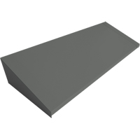 Dessus inclin&eacute; pour casiers robustes enti&egrave;rement soud&eacute; Concorde, Bloc de 4, 18" p x 48" la x 6" ha, Acier Superchem Industries