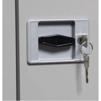 Deep Hi-Boy Storage Cabinet, Steel, 4 Shelves, 72" H x 36" W x 24" D, Charcoal Superchem Industries