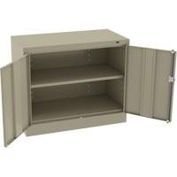 Standard Desk-High Cabinet, Steel, 30" H x 36" W x 18" D, Beige Superchem Industries