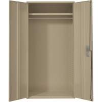Armoire garde-robe, Acier, 36" la x 18" p x 72" h, Beige Superchem Industries