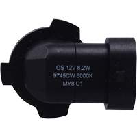 9145 Fog Light Bulb, LED, 65 W, White Superchem Industries