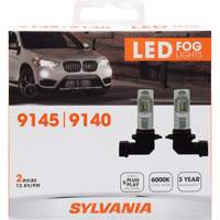 9145 Fog Light Bulb, LED, 65 W, White Superchem Industries