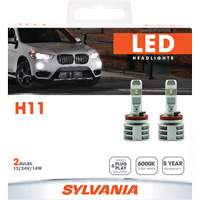 H11 Headlight Bulb, LED, 13.2 W/17 W, White Superchem Industries