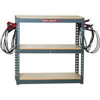 Battery Charging Rack with 10 Clamp Sets Superchem Industries