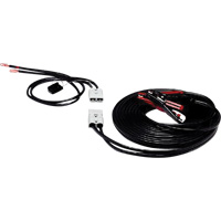 Heavy-Duty Fully Insulated Clamps with Side Terminal Adapters, 4 AWG, 500 A, 25' Cable Superchem Industries