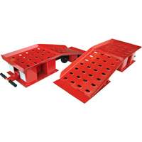 Pair of Truck Ramps, 20000 lbs. Capacity, 48-1/4" L, 12-5/8" W, 9" H Superchem Industries