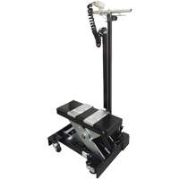 Cric de service de plancher &agrave; profil bas, 12 tonne(s) Capacit&eacute;, 7-1/2" Abaiss&eacute;e, 15" &eacute;lev&eacute;e, Air comprim&eacute;/hydraulique Superchem Industries