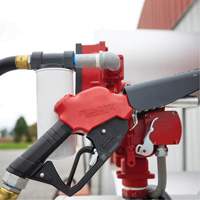 Red Ultra High-Flow Automatic Diesel Spout Nozzle Superchem Industries