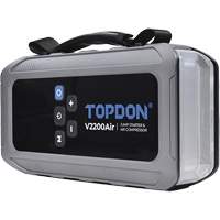 V2200Air 2-en-1: d&eacute;marreur de secours de 1200 A de pointe et gonfleur de pneus Superchem Industries