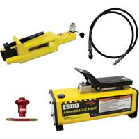 Ensemble de brise-talon pour pneus g&eacute;ants/&eacute;quipement de terrassement avec pompe hydraulique de 1/2 gallon Superchem Industries