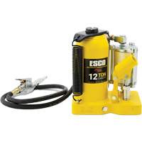 Cric-bouteille de s&eacute;rie Pro, 12 tonne(s), Air comprim&eacute;/hydraulique, 18-1/2" Hauteur &eacute;lev&eacute;e Superchem Industries