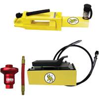 Ensemble de brise-talon pour pneus g&eacute;ants/&eacute;quipement de terrassement Yellow Jackit Superchem Industries