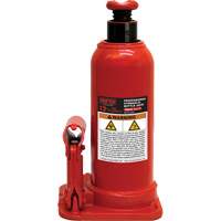 Bottle Jack with Gauge Hole, 12.5 Ton(s), 18-89/100" Raised Height Superchem Industries