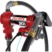 12V DC Fuel Transfer Pump with Nozzle Superchem Industries
