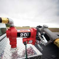12V DC Fuel Transfer Pump with Nozzle Superchem Industries