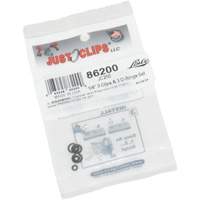 1/4" Clips & O-Rings Set Superchem Industries