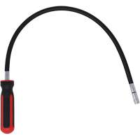 Tournevis flexible extra-long avec adaptateur carr&eacute; 1/4" x hexagonal 1/4" Superchem Industries