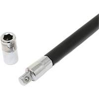 Tournevis flexible extra-long avec adaptateur carr&eacute; 1/4" x hexagonal 1/4" Superchem Industries