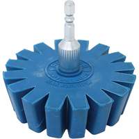 Conical Gear Eraser Wheel with Quick-Connect Arbor Adapter Superchem Industries