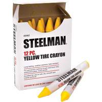 Semi-Permanent Yellow Tire Marking Crayons Superchem Industries