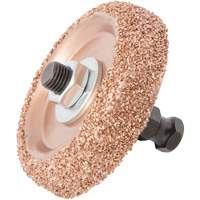 Tungsten Carbide Buffing & Abrasion Wheel with Hex Adapter for Low-Speed Tire Buffer, 2-3/5" Diameter, 4.5" L, 4" W, 1.1" H Superchem Industries