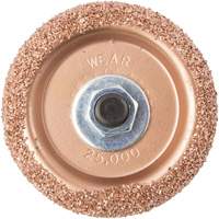 Tungsten Carbide Buffing & Abrasion Wheel with Hex Adapter for Low-Speed Tire Buffer, 2-3/5" Diameter, 4.5" L, 4" W, 1.1" H Superchem Industries