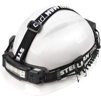 Lampe frontale &agrave; profil mince activ&eacute; par le mouvement, DEL, 250 lumens, 3 hres de fonctionnement, piles Rechargeable Superchem Industries