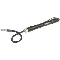 Lampe-stylo &agrave; col flexible de 12" avec pince de poche, DEL, 10 lumens, Corps en Aluminium, piles AAA, Compris Superchem Industries