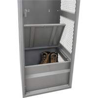 Casier pour &eacute;quipement, Acier, 24" la x 24" p x 72" h, Gris Superchem Industries