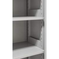 Armoires de rangement Hi-Boy, Acier, 4 Tablettes, 72" h x 36" la x 18" P, Gris Superchem Industries
