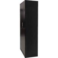 Armoire de rangement Hi-Boy, Acier, 4 Tablettes, 72" h x 36" la x 18" P, Noir Superchem Industries