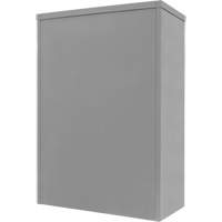 Counter-High Storage Cabinet, Steel, 2 Shelves, 42" H x 48" W x 24" D, Grey Superchem Industries