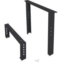 Pattes d'&eacute;tabli pour service industriel, Acier, 30" p x 34" h, Simple Superchem Industries