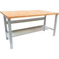 Industrial Modular Workbench, 1000 lbs. Cap., 72" W x 48" D Superchem Industries