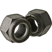 Hex Nut, 5/8" Dia., Black Oxide, Coarse Superchem Industries