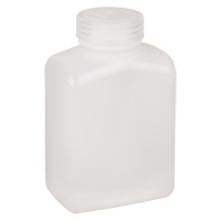 Bouteilles peu encombrantes &agrave; prise facile, Rectangulaire, 16 oz, Plastique Superchem Industries