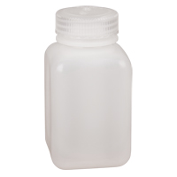 Bouteilles peu encombrantes &agrave; prise facile, Carr&eacute;e, 8 oz, Plastique Superchem Industries